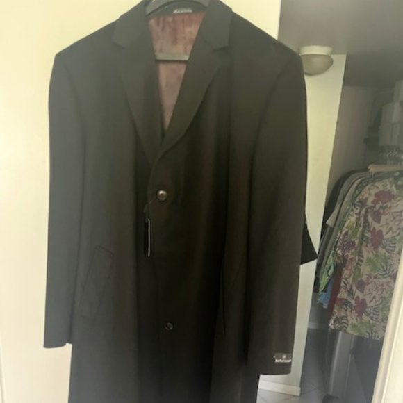 MENS OUTERWEAR WOOL BLEND COAT - Picture 1 of 1